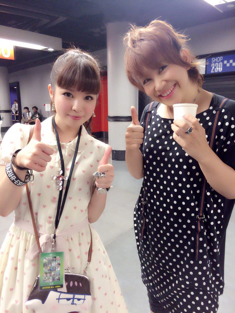 2016/8/26 アニサマ「松本梨香さんと☆ものすごくパワフルなパフォーマンス!!そしてとても気さくな方で、舞台裏でもずっとみんなの笑いが絶えませんでした」