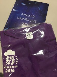2016/8/28 アニサ松(アニサマとおそ松さんのコラボTシャツ)を紹介しています。